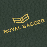 Royal Bagger Genuine Leather Fashion Glasses Case - RFID Blocking, Fashion Pencil Bag with Kiss Lock, Coin Purse for Women 2135